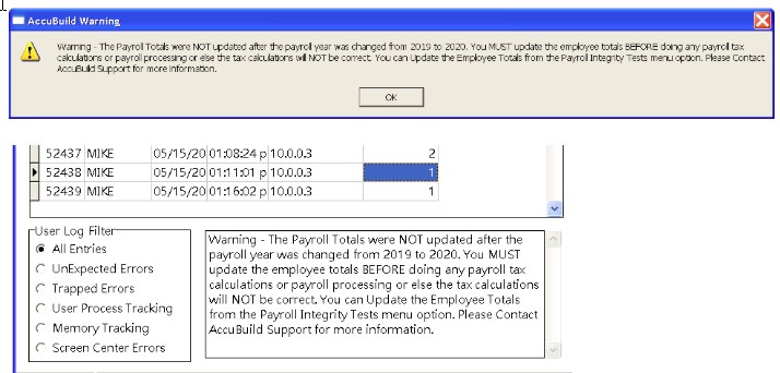AB_Warning_PayrollTotalsNotUpdatedUserActivityLog