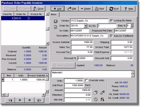 Ap_CrCard_VendorInv