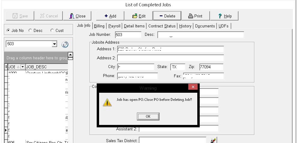 JobDeletion