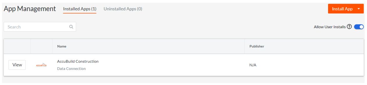 Procore_APppManagement